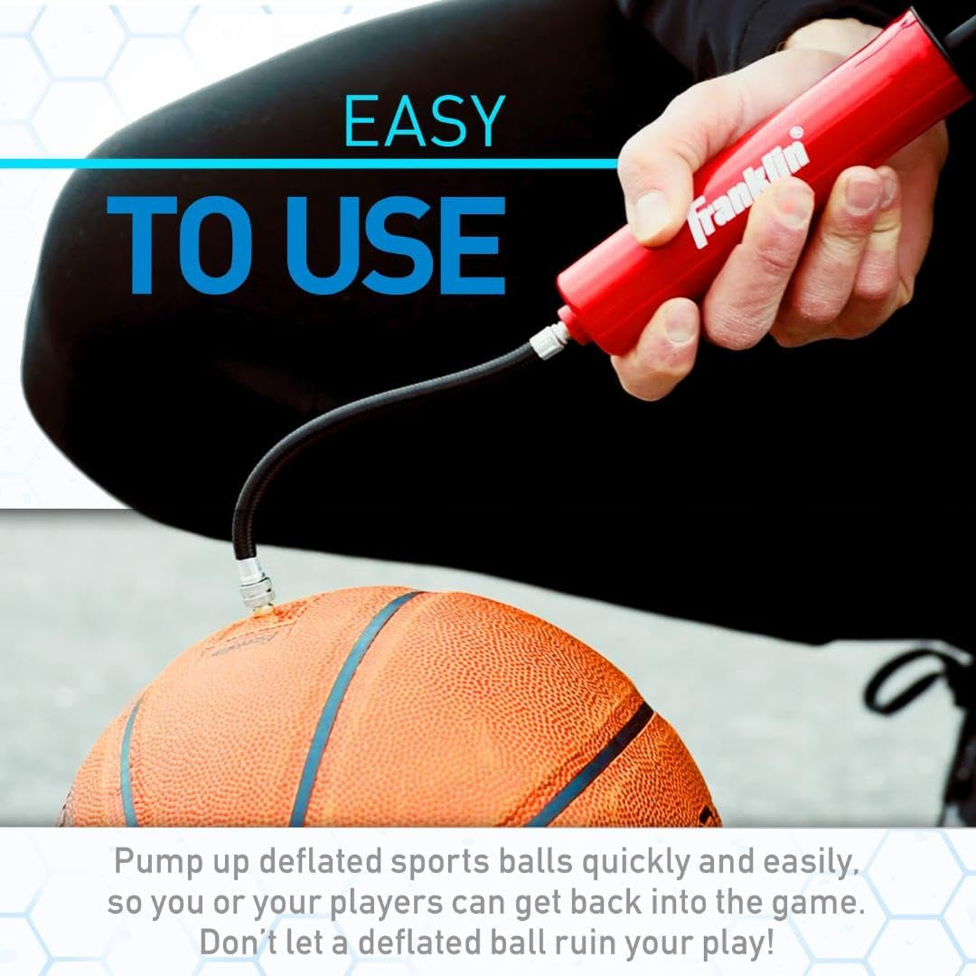 Ball Pump Kit -7.4" - Perfect for Basketballs, Soccer Balls and More - Complete