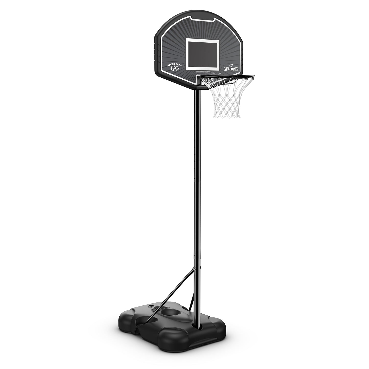 32-Inch Portable Basketball Hoop with Eco-Composite Backboard & Telescoping Height Adjustment-Outdoor Play