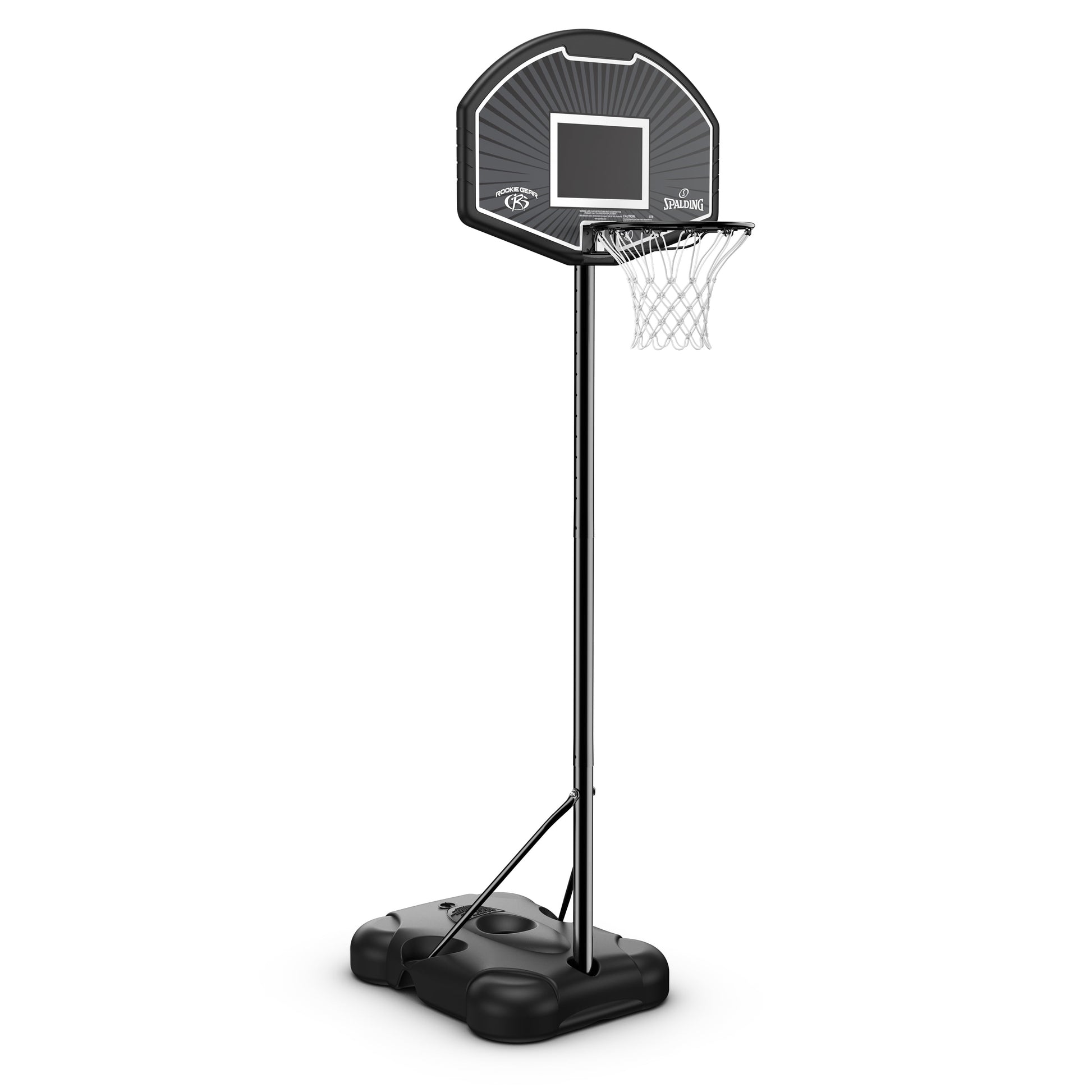 32-Inch Portable Basketball Hoop with Eco-Composite Backboard & Telescoping Height Adjustment-Outdoor Play