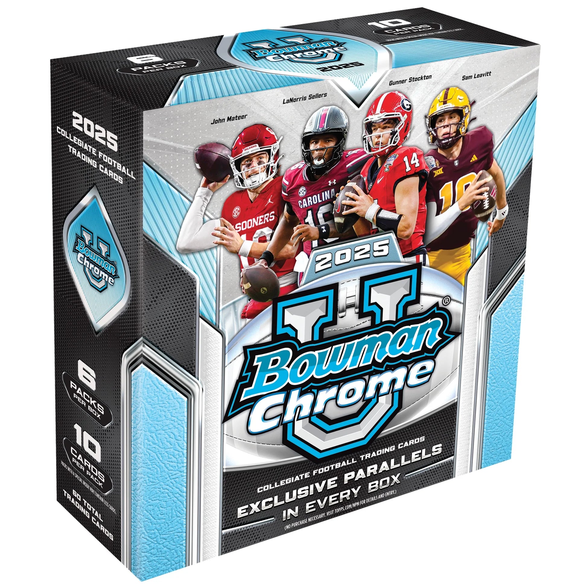 2025 Bowman University Chrome Football - Factory Sealed - Mega Box