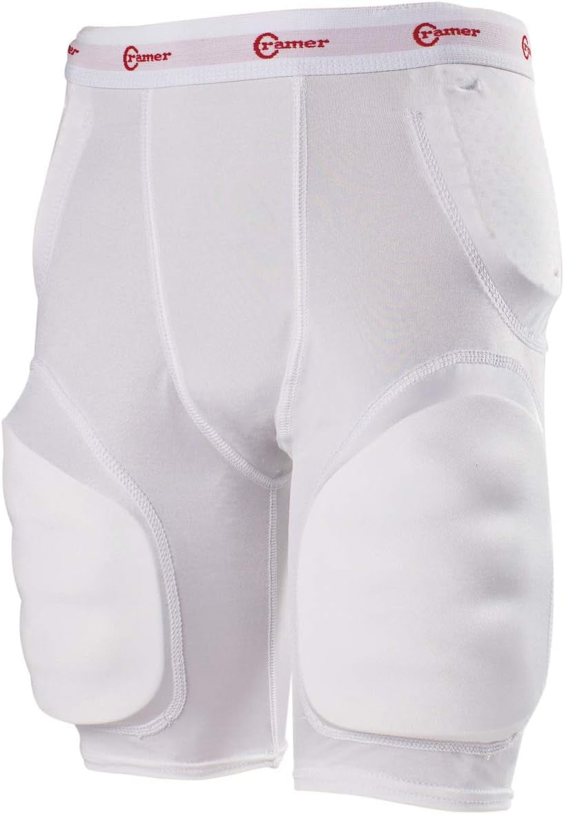 Classic 5-Pad Football Girdle, Youth Football Girdle with Hip