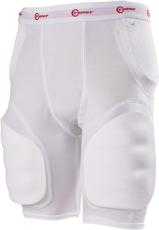 Classic 5-Pad Football Girdle, Youth Football Girdle with Hip